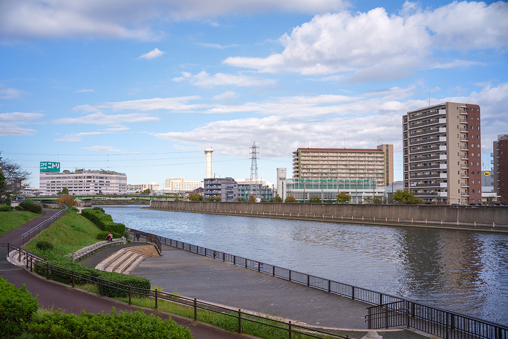 summilux35mmで撮った隅田川テラスの写真